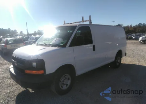 2014 Chevrolet Express 2500 Work Van from USA, damaged, VIN 1GCWGFCA3E1102357